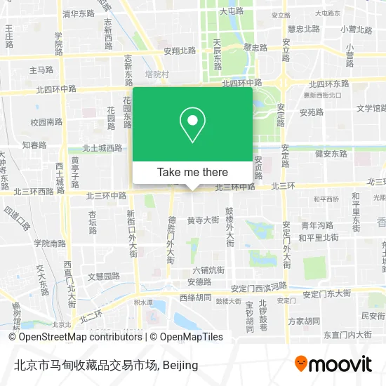 北京市马甸收藏品交易市场 map