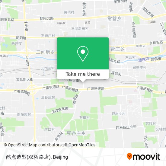 酷点造型(双桥路店) map