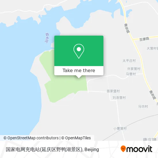 国家电网充电站(延庆区野鸭湖景区) map