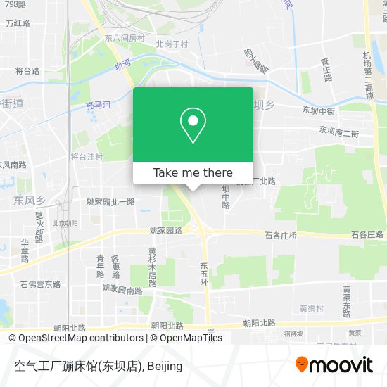 空气工厂蹦床馆(东坝店) map