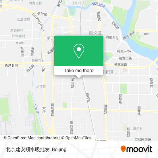 北京建安顺水暖批发 map
