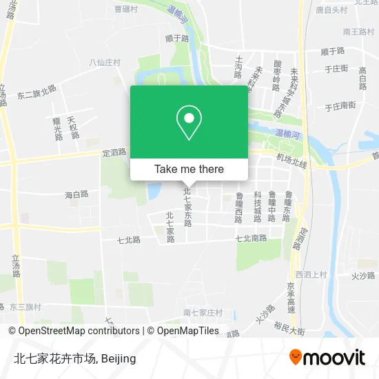 北七家花卉市场 map