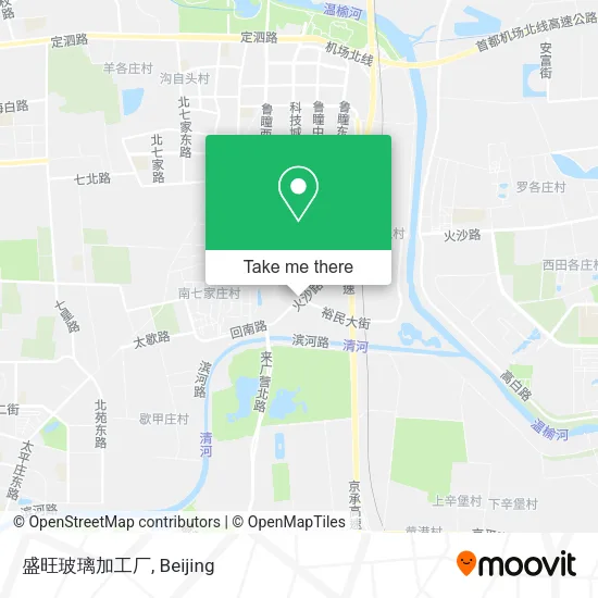 盛旺玻璃加工厂 map