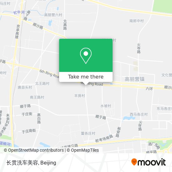 长贯洗车美容 map
