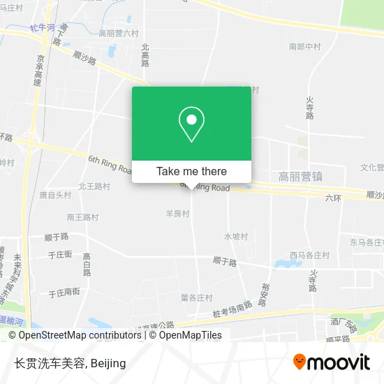 长贯洗车美容 map