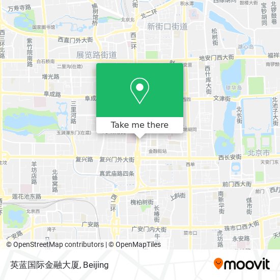 英蓝国际金融大厦 map