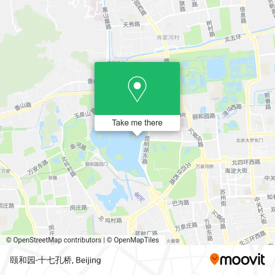 颐和园-十七孔桥 map
