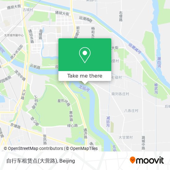 自行车租赁点(大营路) map