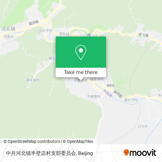 中共河北镇半壁店村支部委员会 map