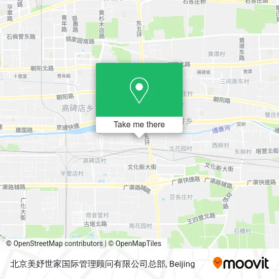 北京美妤世家国际管理顾问有限公司总部 map