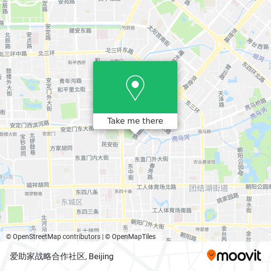 爱助家战略合作社区 map