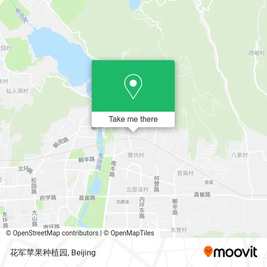 花军苹果种植园 map