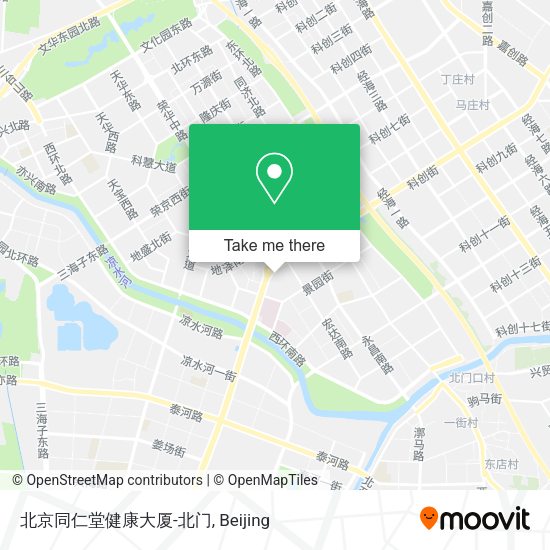 北京同仁堂健康大厦-北门 map