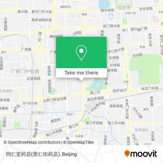 同仁堂药店(里仁街药店) map