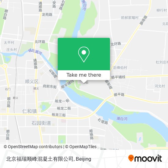 北京福瑞顺峰混凝土有限公司 map
