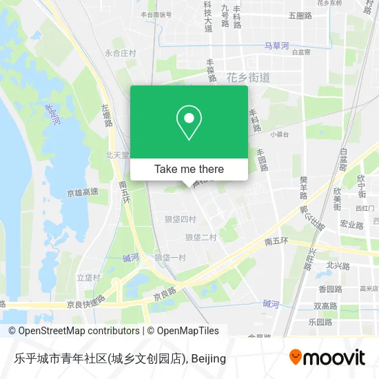 乐乎城市青年社区(城乡文创园店) map