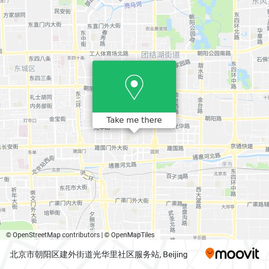 北京市朝阳区建外街道光华里社区服务站 map