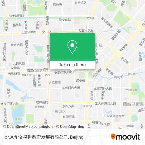 北京华文盛世教育发展有限公司 map