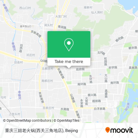 重庆三姐老火锅(西关三角地店) map
