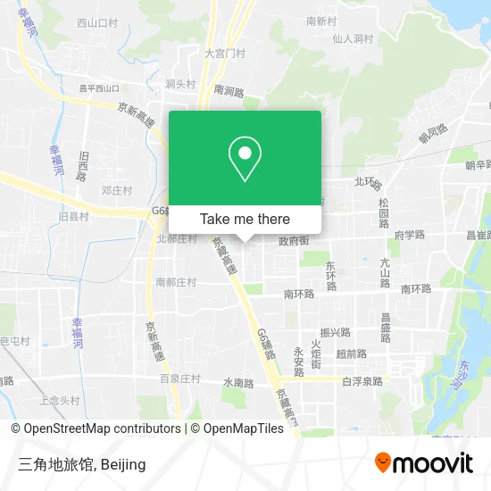 三角地旅馆 map