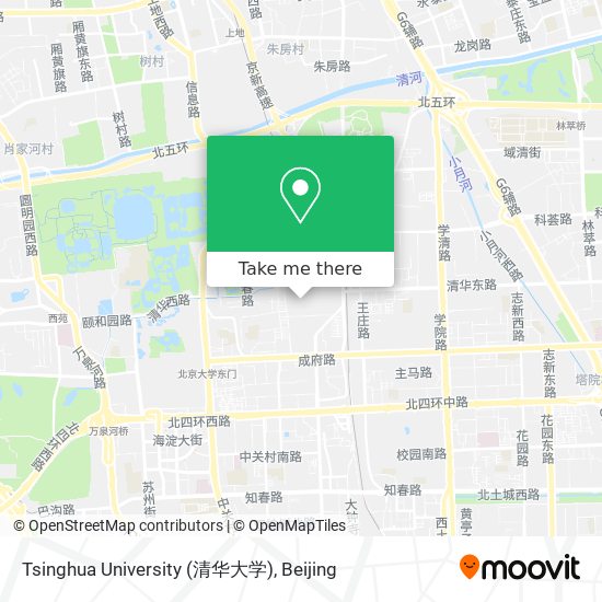Tsinghua University (清华大学) map