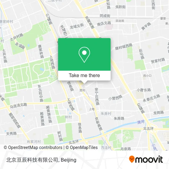 北京亘辰科技有限公司 map