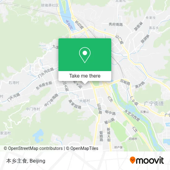 本乡主食 map