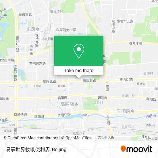 易享世界收银便利店 map