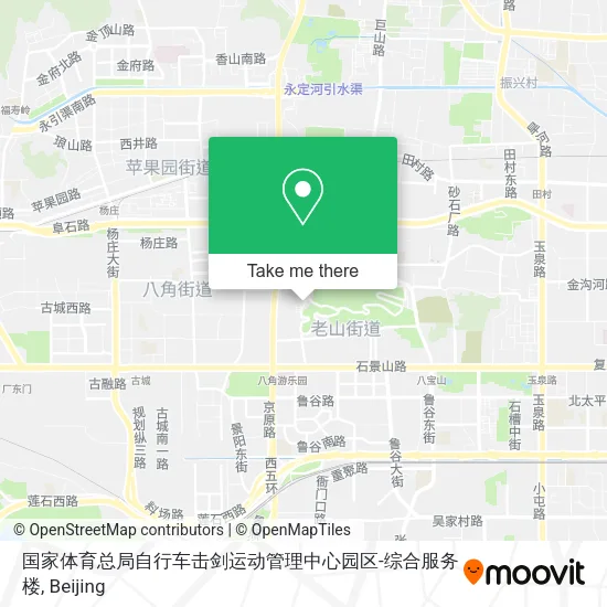 国家体育总局自行车击剑运动管理中心园区-综合服务楼 map
