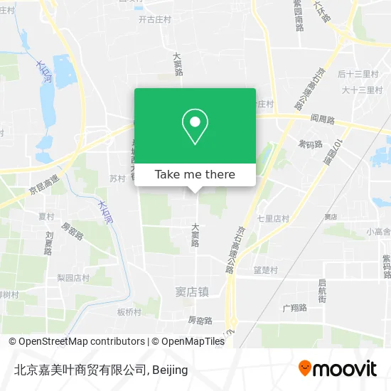 北京嘉美叶商贸有限公司 map