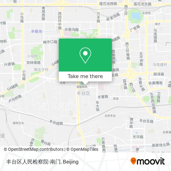 丰台区人民检察院-南门 map