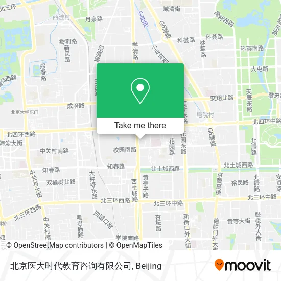 北京医大时代教育咨询有限公司 map