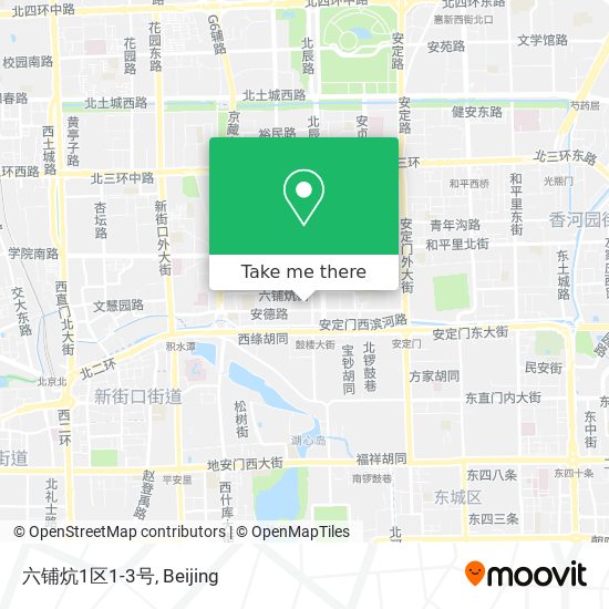 六铺炕1区1-3号 map