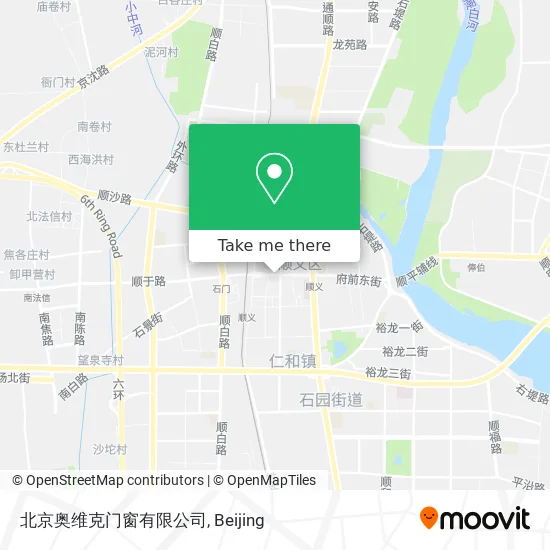 北京奥维克门窗有限公司 map