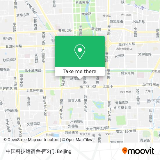 中国科技馆宿舍-西2门 map