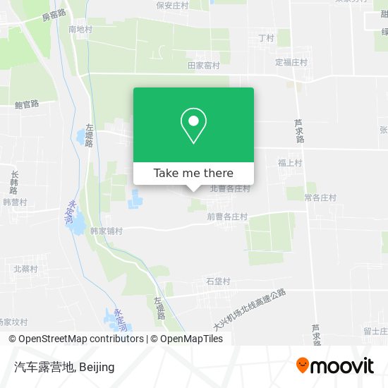 汽车露营地 map