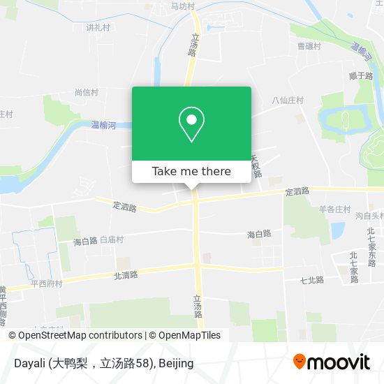 Dayali (大鸭梨，立汤路58) map
