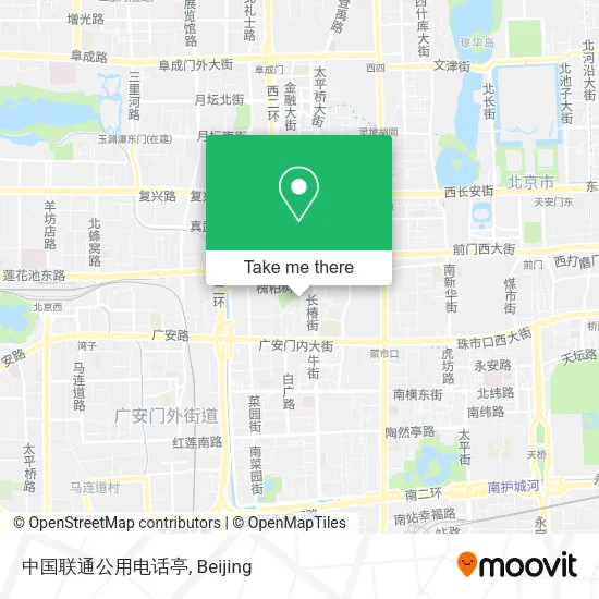 中国联通公用电话亭 map