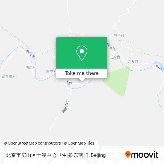 北京市房山区十渡中心卫生院-东南门 map