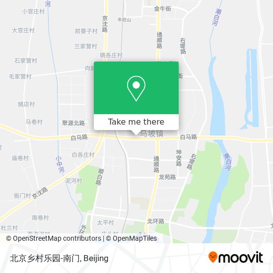 北京乡村乐园-南门 map
