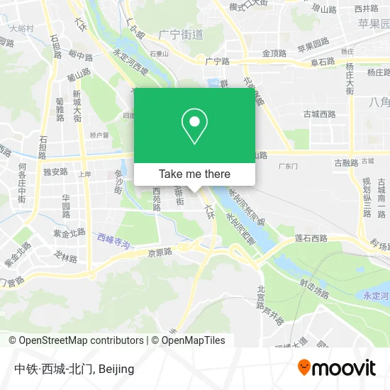 中铁·西城-北门 map
