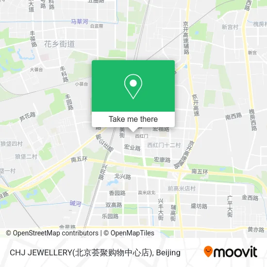 CHJ JEWELLERY(北京荟聚购物中心店) map