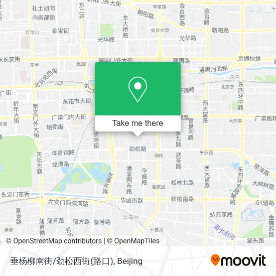 垂杨柳南街/劲松西街(路口) map