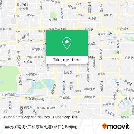 垂杨柳南街/广和东里七巷(路口) map