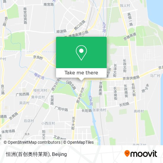 恒洲(首创奥特莱斯) map