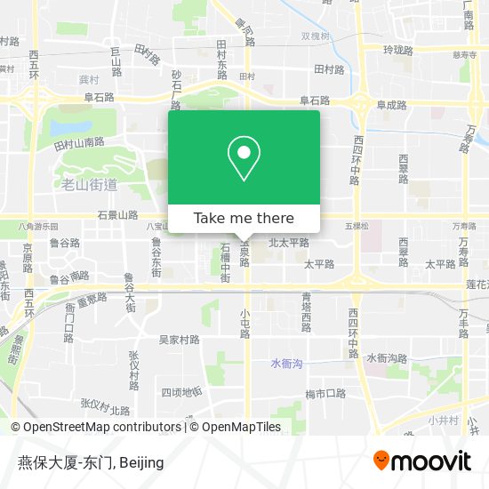 燕保大厦-东门 map
