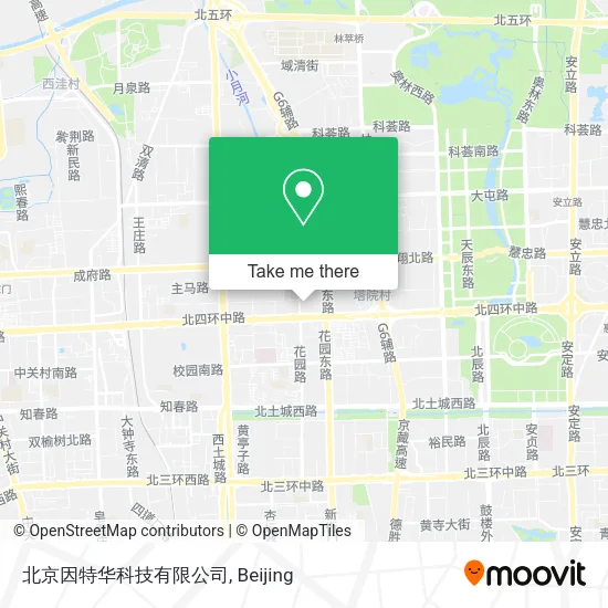 北京因特华科技有限公司 map