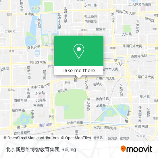 北京新思维博智教育集团 map