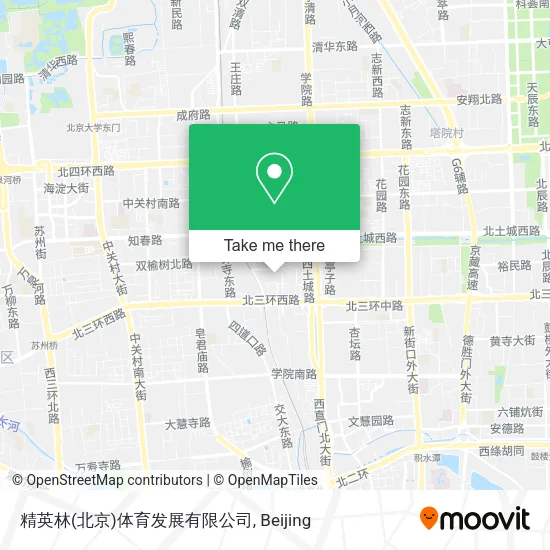 精英林(北京)体育发展有限公司 map