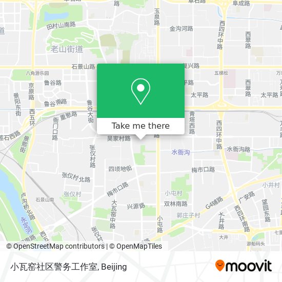 小瓦窑社区警务工作室 map